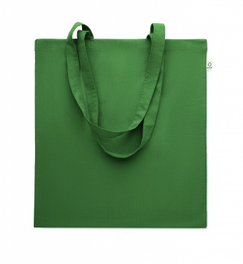 Logo trade promotional merchandise photo of: Recycled cotton shopping bag