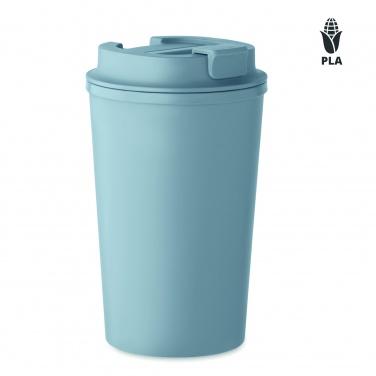 Logo trade corporate gifts image of: PLA double wall tumbler 350 ml