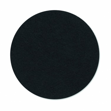 Logo trade promotional merchandise image of: Round coaster in RPET felt