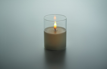 Logotrade corporate gifts photo of: LED wax candle in glass holder