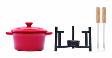 Logo trade promotional gifts image of: Ceramic fondue set 300 ml