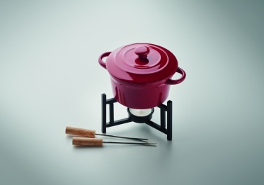 Logo trade promotional products picture of: Ceramic fondue set 300 ml
