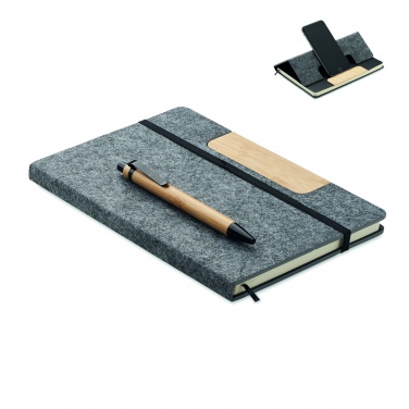Logo trade advertising product photo of: A5 RPET notebook set