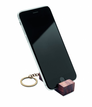 Logo trade advertising products picture of: Key ring with phone stand Hyvinkää