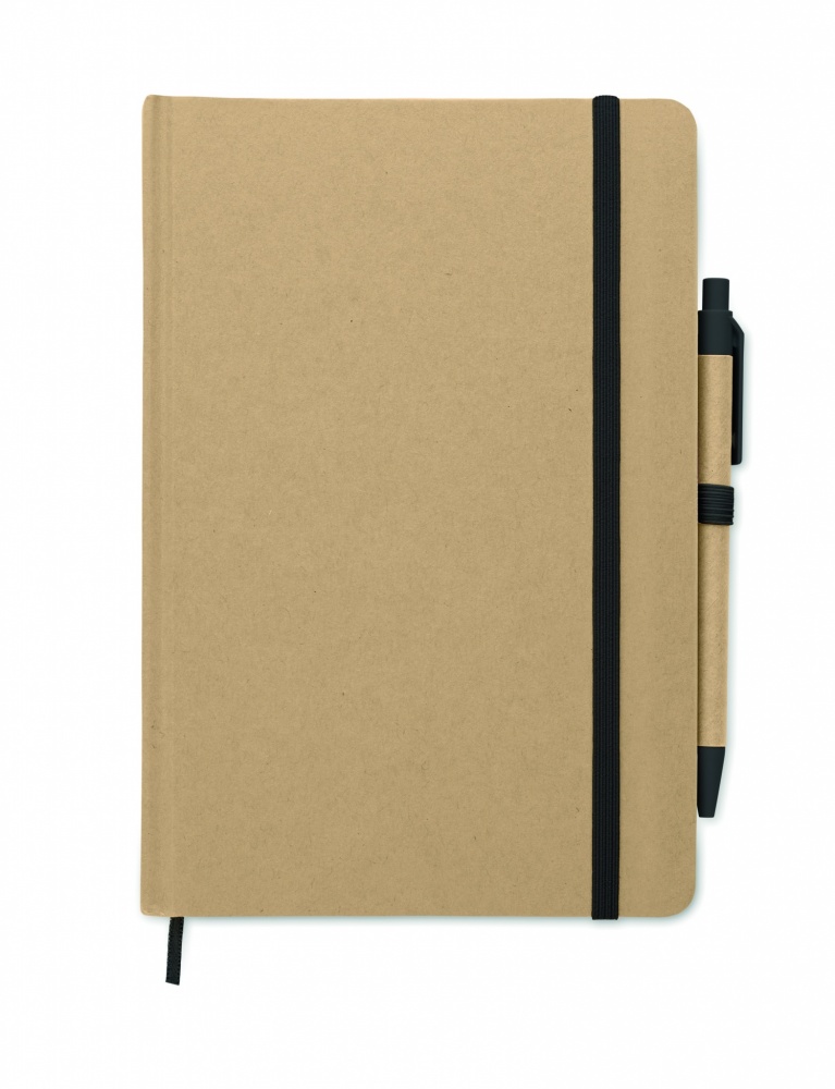 Logo trade promotional giveaways picture of: Caratil A5 notebook in recycled carton