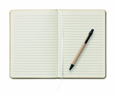 Logo trade promotional merchandise picture of: A5 notebook in recycled carton