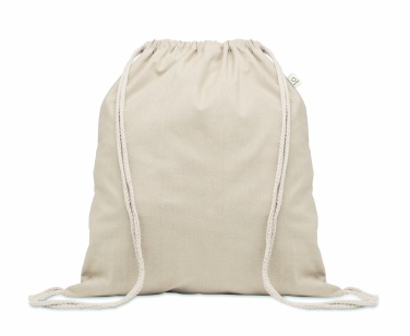 Logotrade promotional gifts photo of: Recycled cotton drawstring bag