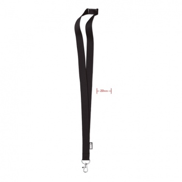 Logotrade business gifts photo of: Lanyard in RPET 20 mm
