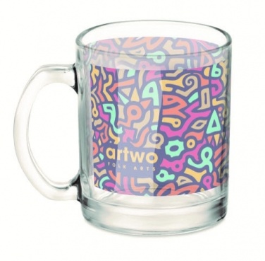 Logotrade promotional giveaways photo of: Glass sublimation mug 300ml