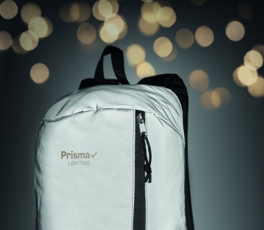 Logo trade advertising products image of: High reflective backpack 600D