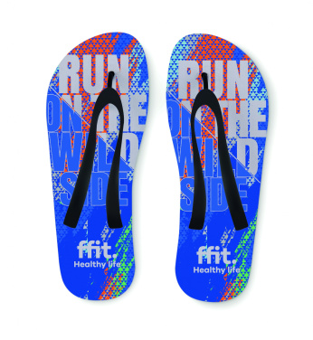 Logotrade promotional item picture of: Sublimation beach slippers