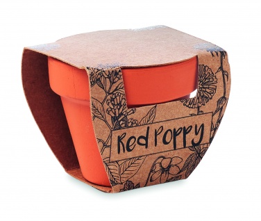 Logotrade promotional merchandise photo of: Terracotta pot 'poppy'