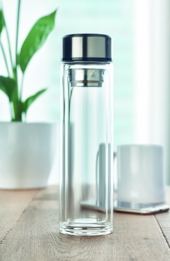 Logo trade promotional products picture of: Bottle with touch thermometer
