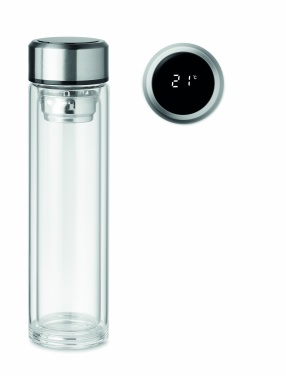 Logotrade promotional merchandise image of: Bottle with touch thermometer