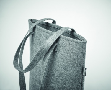 Logotrade promotional giveaway image of: RPET felt shopping bag