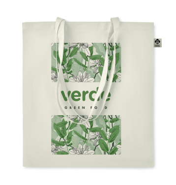 Logo trade business gifts image of: Organic cotton shopping bag