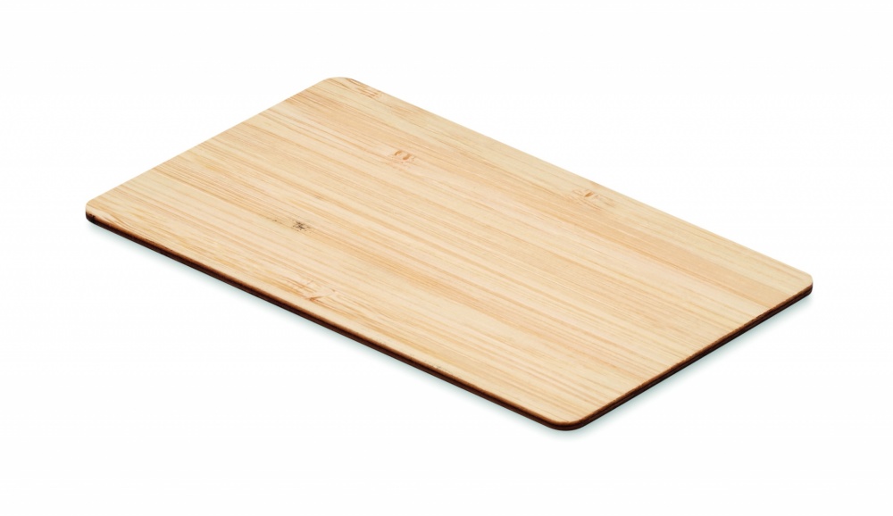 Logo trade advertising product photo of: RFID card in bamboo material