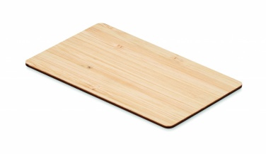 Logo trade business gift photo of: RFID card in bamboo material