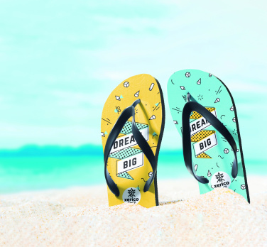 Logo trade corporate gifts picture of: Sublimation beach slippers