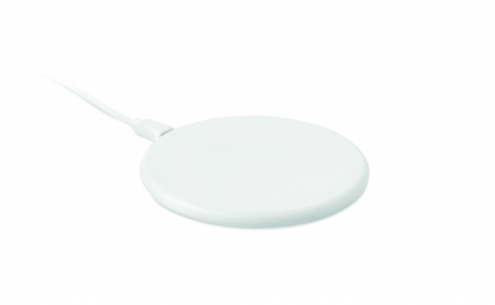 Logo trade corporate gift photo of: ABS wireless charger 10W