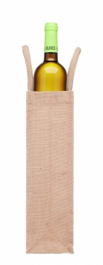 Logotrade corporate gift image of: Jute wine bag for one bottle
