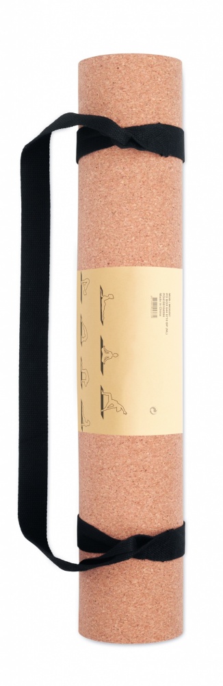 Logo trade promotional items image of: Cork yoga mat