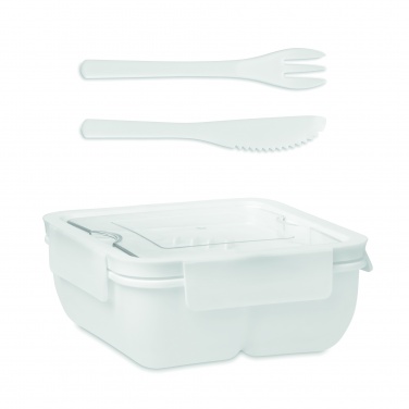 Logotrade promotional item image of: Lunch box with cutlery 600ml