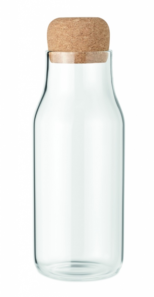 Logotrade promotional product image of: Glass bottle cork lid 600 ml