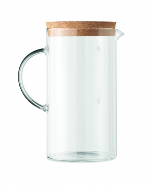 Logo trade promotional giveaway photo of: Borosilicate glass decanter 1L