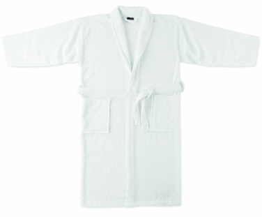 Logo trade promotional products image of: Bathrobe organic cotton XL/XXL