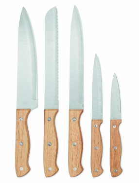 Logotrade promotional merchandise picture of: 5 piece knife set in base