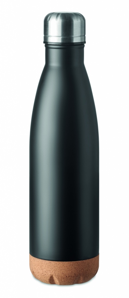 Logo trade advertising products image of: Double wall bottle 500 ml