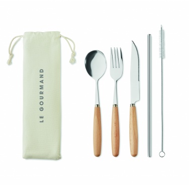 Logotrade promotional giveaway image of: Cutlery set stainless steel