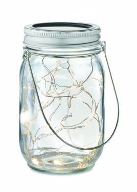 Logotrade corporate gift picture of: Solar mason jar outdoor lamp