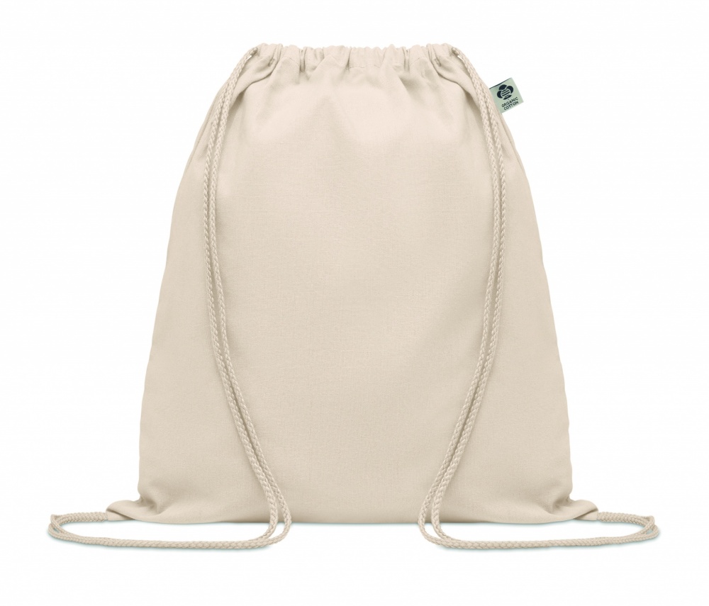 Logotrade corporate gift image of: Organic cotton drawstring bag