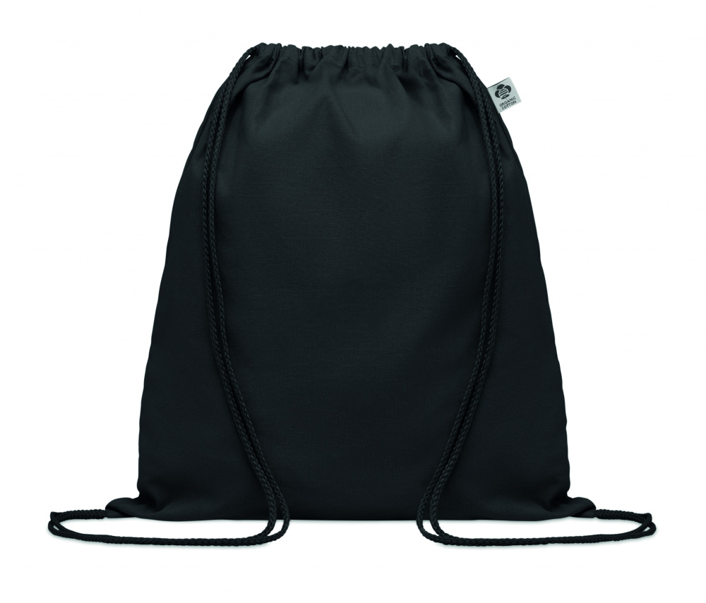 Logo trade advertising products picture of: Organic cotton drawstring bag