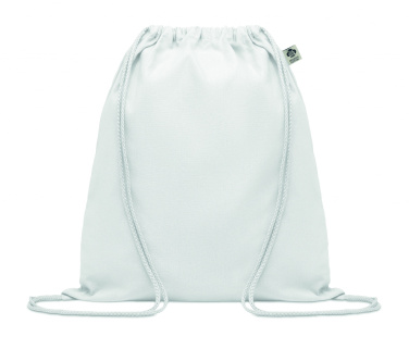 Logo trade promotional items image of: Organic cotton drawstring bag