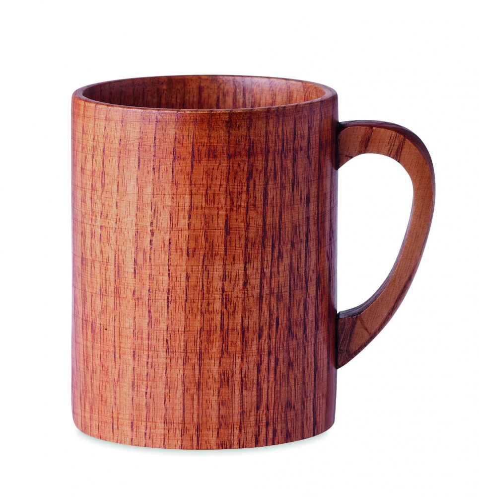 Logotrade corporate gifts photo of: Oak wooden mug 280 ml