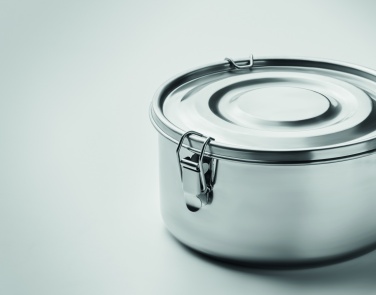 Logo trade corporate gift photo of: Set of 2 stainless steel boxes