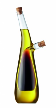 Logo trade corporate gifts image of: Glass oil and vinegar bottle