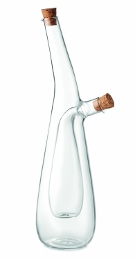 Logo trade promotional merchandise photo of: Glass oil and vinegar bottle
