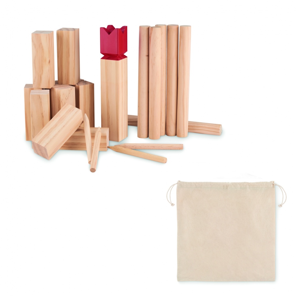 Logotrade promotional item picture of: Pinewood outdoor throwing game