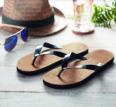Logo trade corporate gifts picture of: Cork beach slippers L