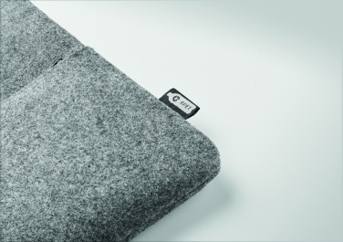 Logotrade promotional product image of: RPET felt zipped laptop bag