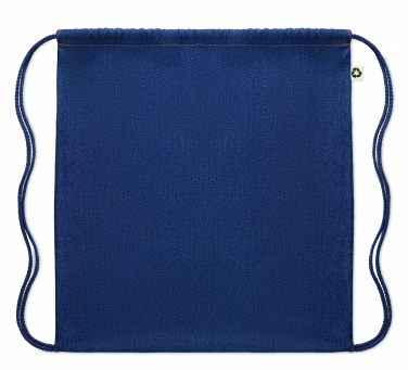 Logo trade promotional product photo of: Recycled denim drawstring bag