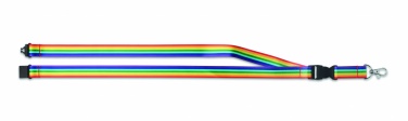 Logo trade promotional product photo of: Rainbow RPET lanyard
