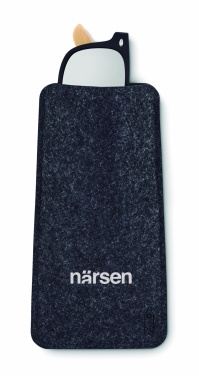 Logotrade corporate gifts photo of: RPET felt glasses case