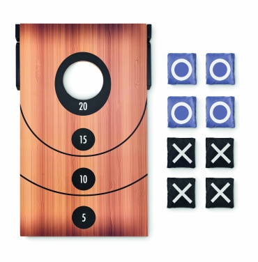 Logotrade promotional item image of: Double sided MDF game set
