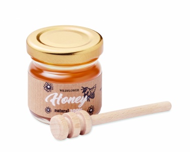 Logo trade promotional merchandise photo of: Wildflower honey jar set 50gr