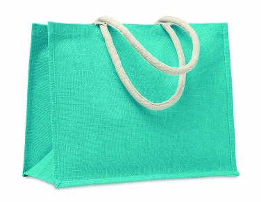 Logotrade corporate gift picture of: Jute bag with cotton handle